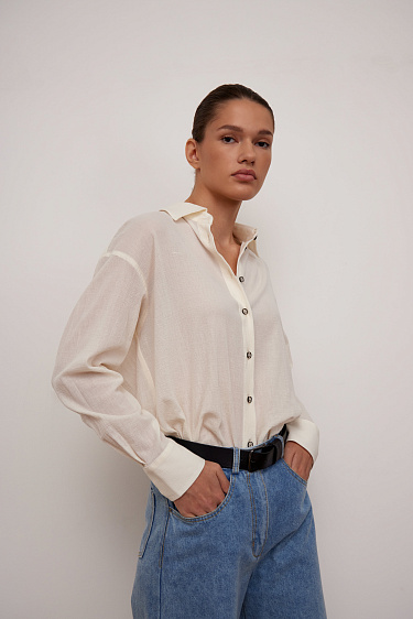 Рубашка из тонкого хлопка