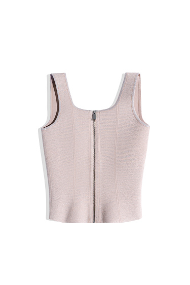 Короткий корсет с люрексом