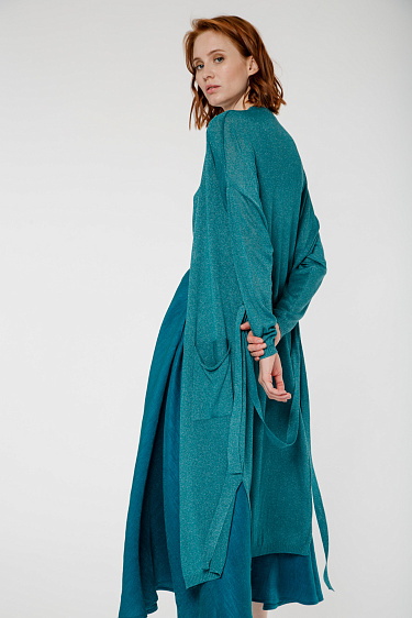 Длинный кардиган из вискозы