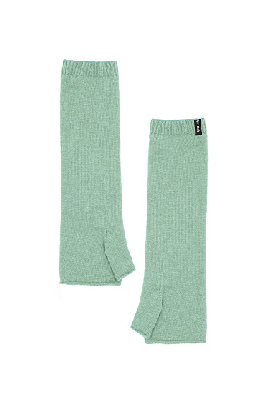 Трикотажные митенки из кашемира и шерсти