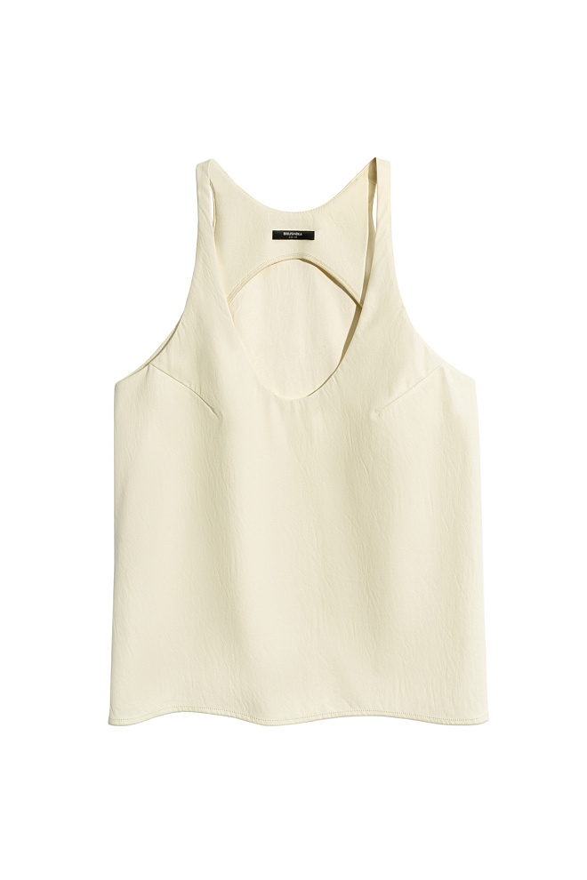 Топ из экокожи