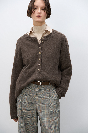 Брюки в клетку гленчек