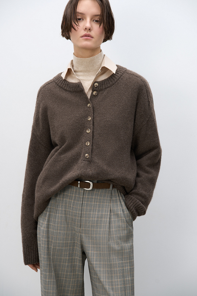 Брюки в клетку гленчек