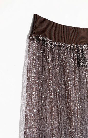 Ажурная юбка макси 