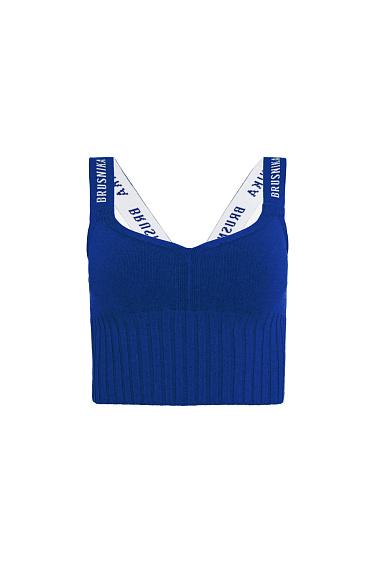 Спортивный топ на широких бретелях