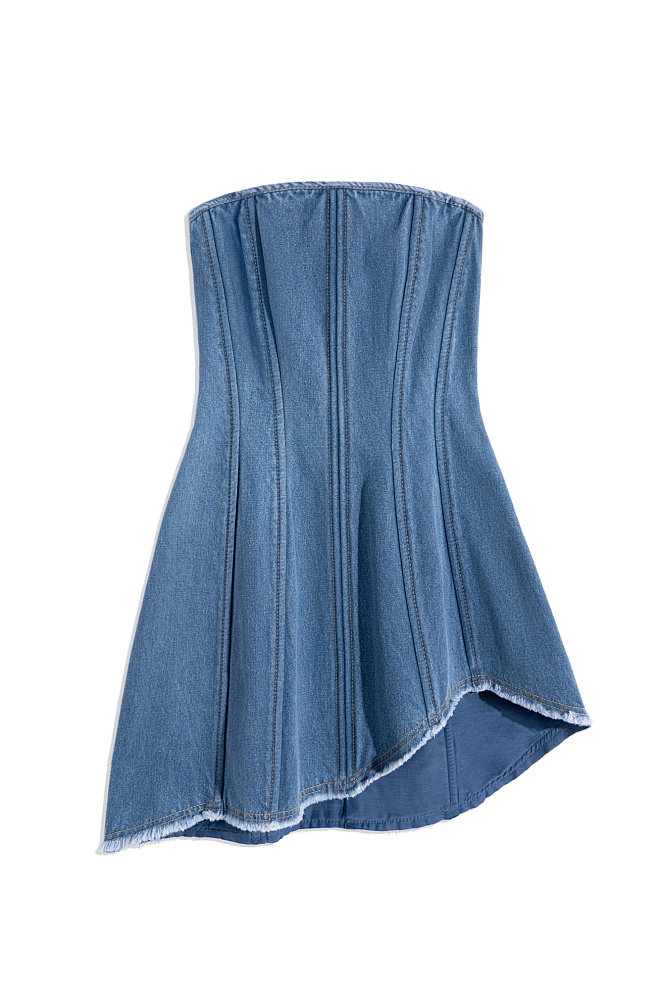 Корсетное мини платье