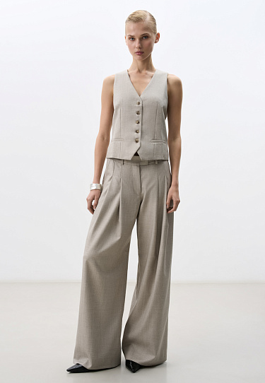 Классический жилет из шерсти