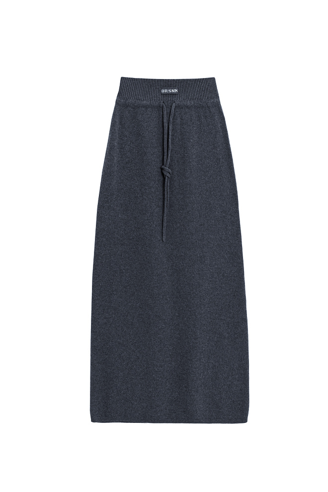 Трикотажная юбка из кашемира и шерсти
