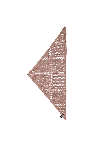 бежевый Ажурная косынка из 100% хлопка.