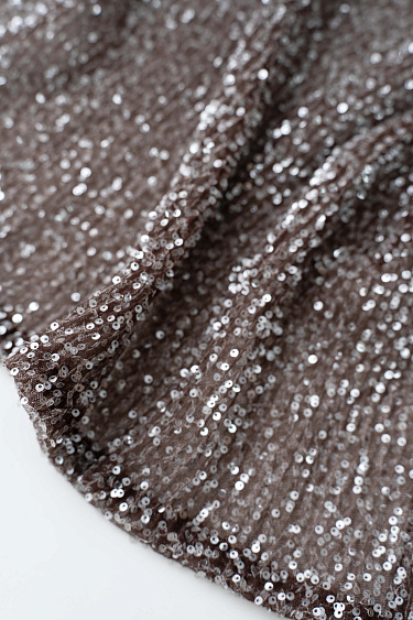 Прозрачный топ с пайетками