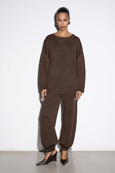 Джемпер с люрексом