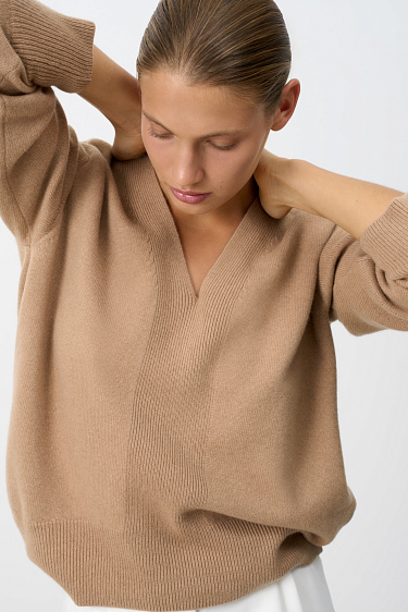 Джемпер из 100% кашемира