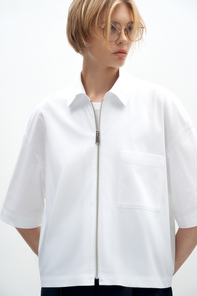 Рубашка на молнии