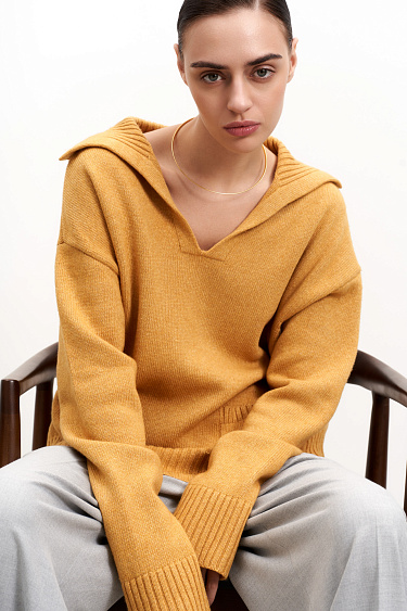 Трикотажный джемпер из шерсти