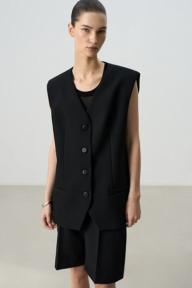 Жилет из поливискозы