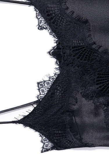 Платье-комбинация с кружевом