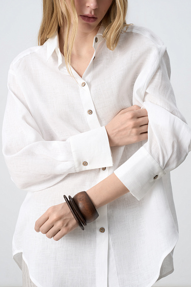 Рубашка из 100% льна