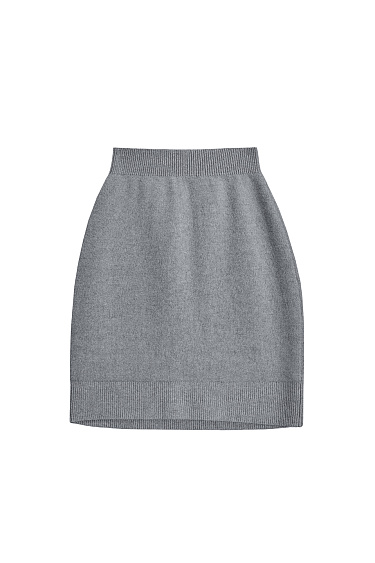 Трикотажная юбка длины мини 