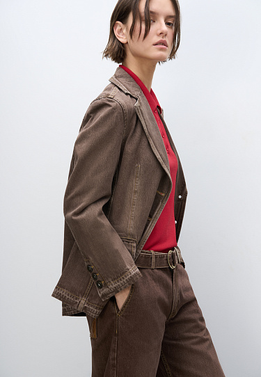 Джинсовый жакет из 100% хлопка